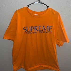 Orange Supreme “Nueva York” Tee size XL